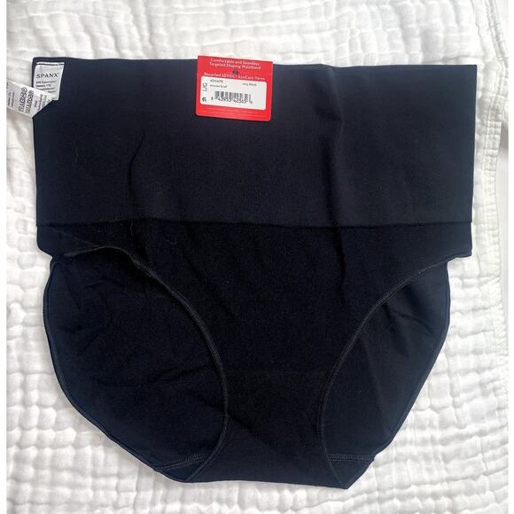 SPANX Women's Very Black Shape ExtraOrdinary Brief Size L - Picture 5 of 16